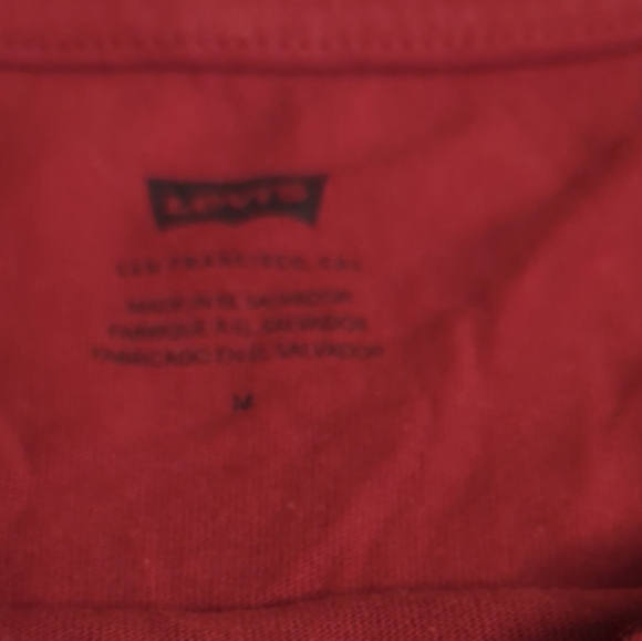 LEVI'S Men's 2PCS T-shirt Classic Logo -Original Vintage - Grey/Red Size M - Picture 5 of 5